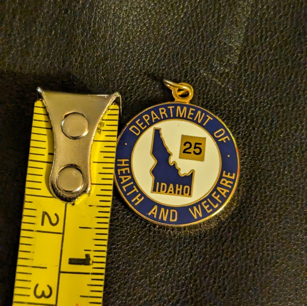 Department of Health and welfare Idaho 25 year charm